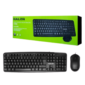 KIT TECLADO STANDARD MOUSE USB HALION HA-K420C DESDE.