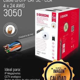 Cable de Red 3050 Cat 5e Dixon caja 305 mt DESDE.